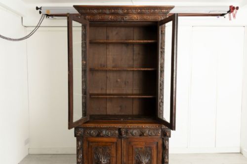 LATE 19TH CENTURY 'GREENMAN' BOOKCASE - ADDITIONAL PHOTO 2