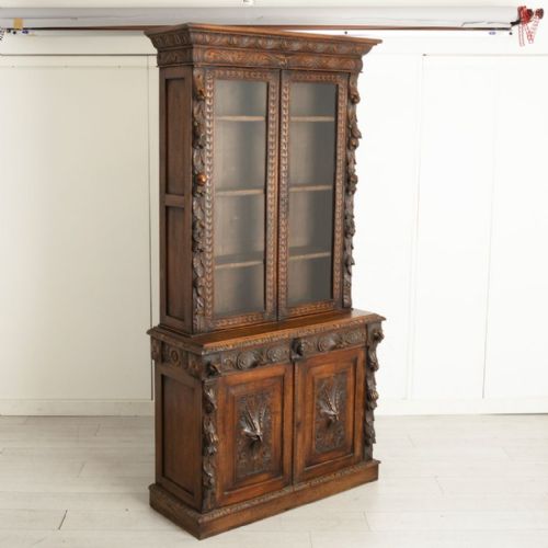LATE 19TH CENTURY 'GREENMAN' BOOKCASE - ADDITIONAL PHOTO 5