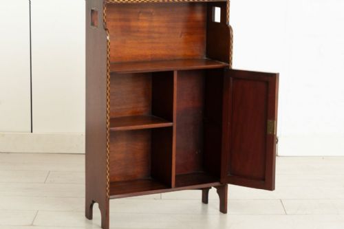 ARTS CRAFTS MAHOGANY BOOKCASE BY SHAPLAND PETTER - ADDITIONAL PHOTO 7