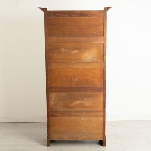 ARTS CRAFTS OAK HALL CUPBOARD C1900 - ADDITIONAL PHOTO 8