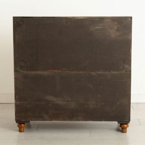 ANTIQUE BRASS BOUND MILITARY STYLE CAMPAIGN CHEST OF DRAWERS IN GOLDEN OAK BY 'ARMY NAVY CSL' C1900 - ADDITIONAL PHOTO 9