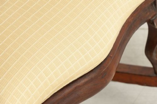 VICTORIAN MAHOGANY ROCKING CHAIR - ADDITIONAL PHOTO 4