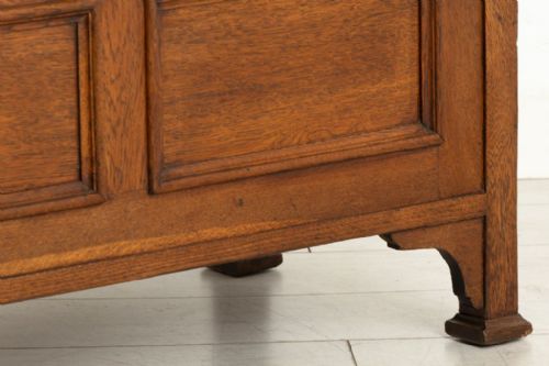 ART NOUVEAU MONKS BENCH IN GOLDEN OAK C1900 - ADDITIONAL PHOTO 8