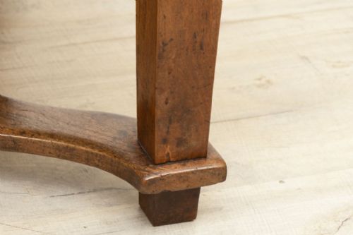 FRENCH TYROLEAN WALNUT COFFEE TABLE WITH SLIDING TOP FOR STORAGE - ADDITIONAL PHOTO 10