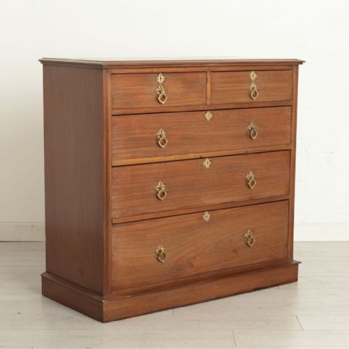 ARTS CRAFTS CHEST OF DRAWERS IN MAHOGANY C1900 - ADDITIONAL PHOTO 5