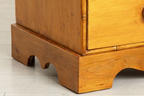 19TH CENTURY FAUX BAMBOO PINE CHEST OF DRAWERS - ADDITIONAL PHOTO 8