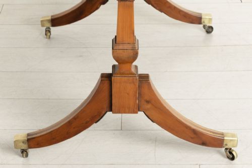 ANTIQUE FIGURED ELM YEW REGENCY SOFA TABLE C1820 - ADDITIONAL PHOTO 9