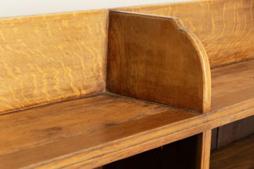 LATE 19TH CENTURY OAK LIBRARY BOOKCASE - ADDITIONAL PHOTO 2