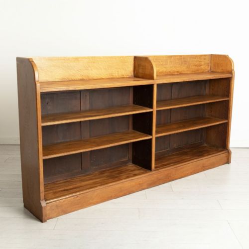 LATE 19TH CENTURY OAK LIBRARY BOOKCASE - ADDITIONAL PHOTO 3