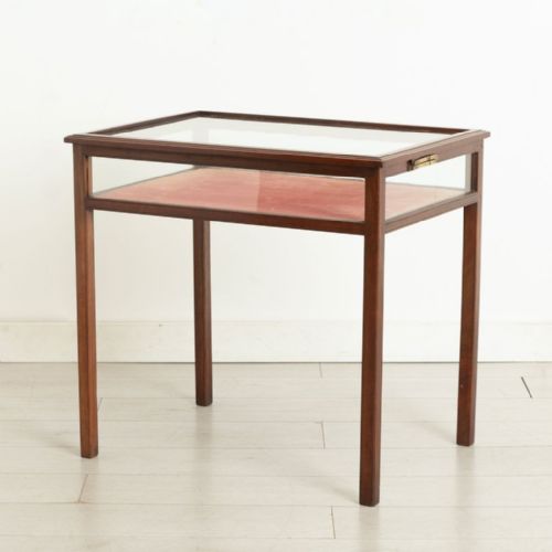 EDWARDIAN MAHOGANY DISPLAY CASE C1900 - ADDITIONAL PHOTO 5