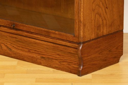 ANTIQUE GOLDEN OAK SECTIONAL BOOKCASE C1900 - ADDITIONAL PHOTO 5