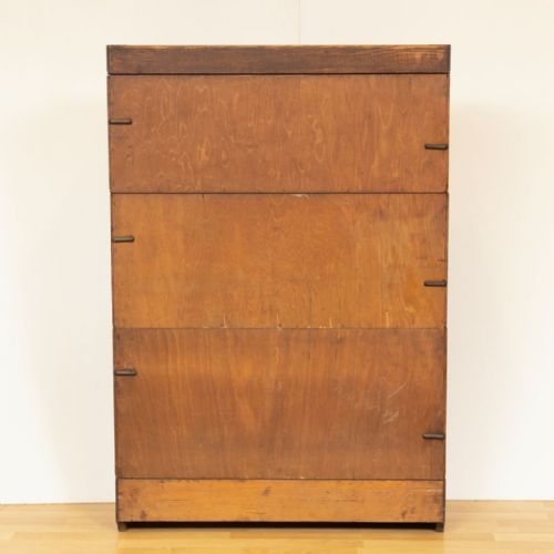 ANTIQUE GOLDEN OAK SECTIONAL BOOKCASE C1900 - ADDITIONAL PHOTO 6