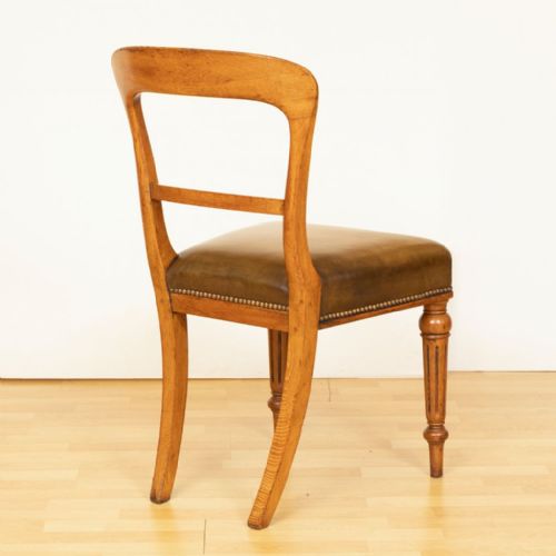 VICTORIAN GOLDEN OAK LIBRARY CHAIR BY JOHN TAYLOR SON EDINBOROUGH C1870 - ADDITIONAL PHOTO 4