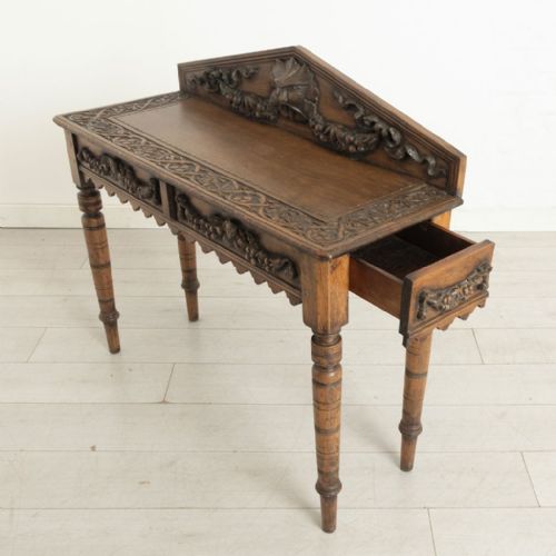 LATE 19TH CENTURY 'GREEN MAN' HALL TABLE - ADDITIONAL PHOTO 1