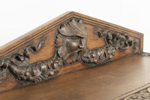 LATE 19TH CENTURY 'GREEN MAN' HALL TABLE - ADDITIONAL PHOTO 2