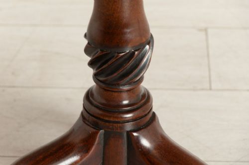GEORGIAN CUBAN MAHOGANY TRIPOD TABLE C1780 - ADDITIONAL PHOTO 4