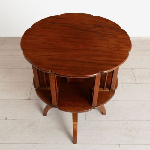 VICTORIAN MAHOGANY REVOLVING BOOKCASE C1880 - ADDITIONAL PHOTO 2