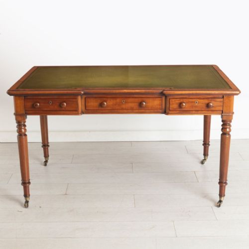 EARLY VICTORIAN MAHOGANY WRITING TABLE - ADDITIONAL PHOTO 1