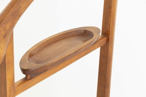 EDWARDIAN VALET STAND IN BEECH - ADDITIONAL PHOTO 2