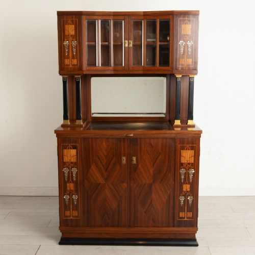 ANTIQUE AUSTRIAN DISPLAY CABINET BY AUGUST UNGETHM VIENNA C1905