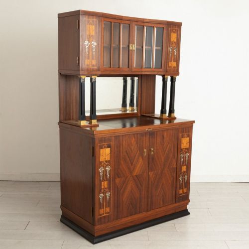 ANTIQUE AUSTRIAN DISPLAY CABINET BY AUGUST UNGETHM VIENNA C1905 - ADDITIONAL PHOTO 2