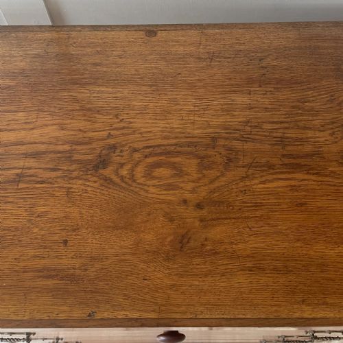 C1900 OAK CHEST OF DRAWERS - ADDITIONAL PHOTO 16