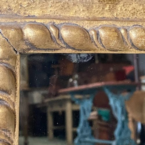 EARLY 19TH C CARVED WOOD GILT MIRROR - ADDITIONAL PHOTO 9