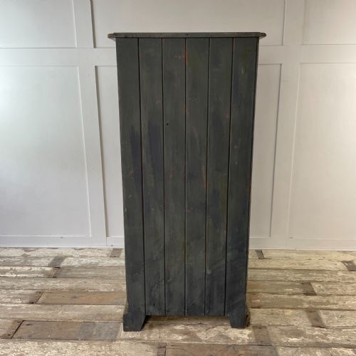 VICTORIAN PAINTED MAHOGANY BANK OF DRAWERS - ADDITIONAL PHOTO 11
