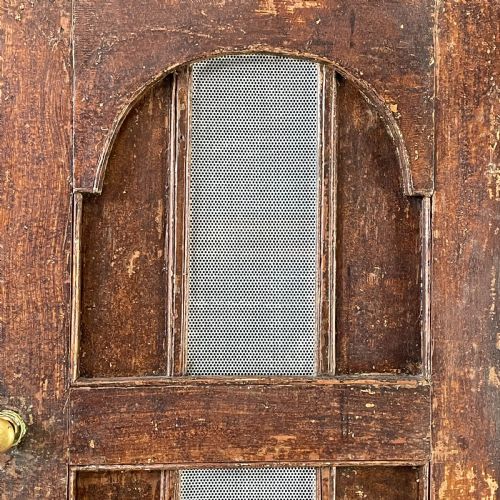 LATE 18TH C PAINTED PINE FOOD CUPBOARD - ADDITIONAL PHOTO 6
