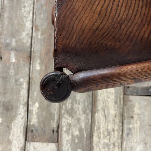 SET OF 6 EARLY 19TH C ASH LADDERBACK CHAIRS - ADDITIONAL PHOTO 10