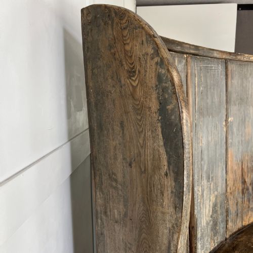 18TH C WEST COUNTRY ELM BARRELL BACK SETTLE - ADDITIONAL PHOTO 14