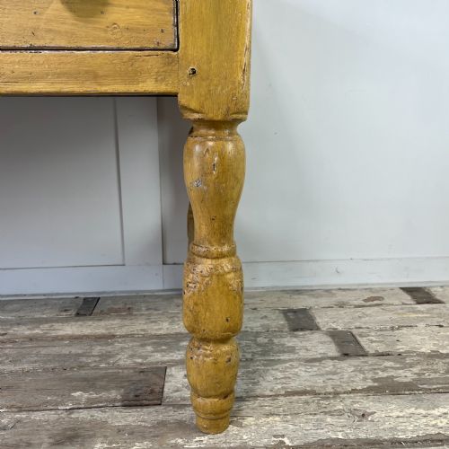 19TH C PAINTED PINE KITCHEN PREP TABLE - ADDITIONAL PHOTO 8
