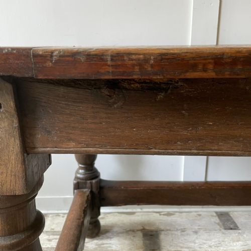 19TH C OAK HALL OR CENTRE TABLE - ADDITIONAL PHOTO 5
