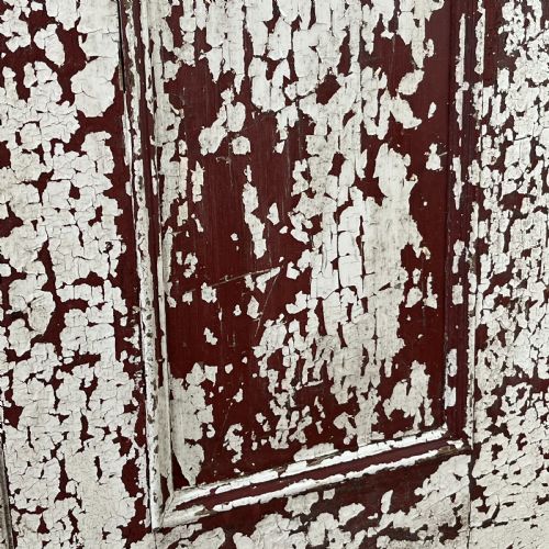 VICTORIAN PAINTED PINE RAILWAY CUPBOARD - ADDITIONAL PHOTO 7