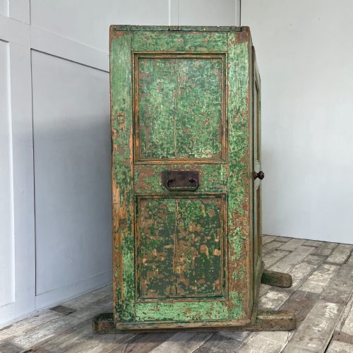 19TH C PAINTED PINE HUFFER CUPBOARD - ADDITIONAL PHOTO 15