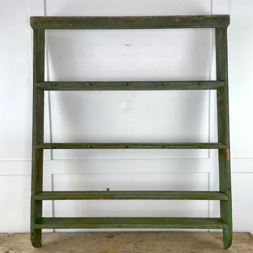 georgian painted pine plate rack - CATEGORY: ANTIQUE FURNITURE - DATED GEORGIAN