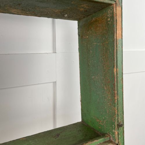 GEORGIAN PAINTED PINE PLATE RACK - ADDITIONAL PHOTO 2