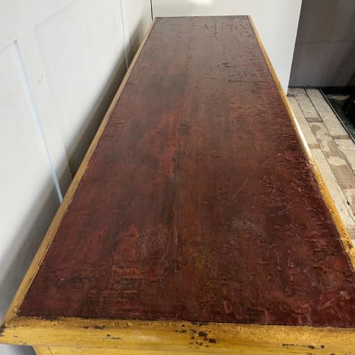 19TH C PAINTED PINE SHOP COUNTER - ADDITIONAL PHOTO 10