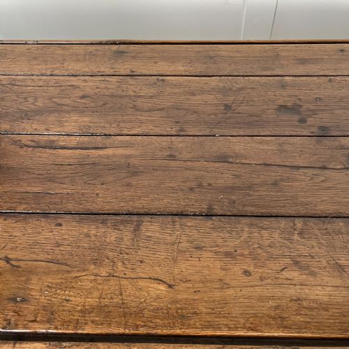 MID 19TH C OAK TAVERN TABLE BENCHES - ADDITIONAL PHOTO 5