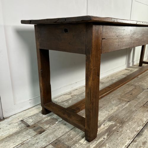 MID 19TH C OAK TAVERN TABLE BENCHES - ADDITIONAL PHOTO 10