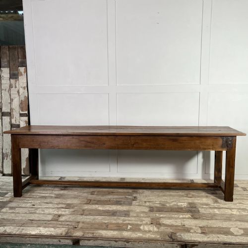 MID 19TH C OAK TAVERN TABLE BENCHES - ADDITIONAL PHOTO 15