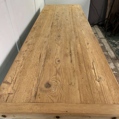 19TH C PAINTED PINE HABERDASHERY SHOP TABLE - ADDITIONAL PHOTO 8