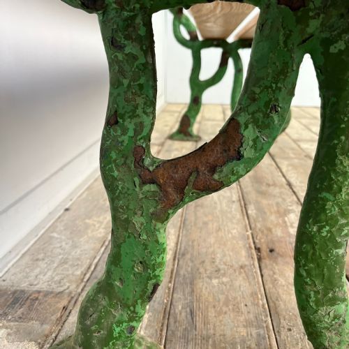 VICTORIAN SERPENT HEAD CAST IRON GARDEN BENCH - ADDITIONAL PHOTO 7