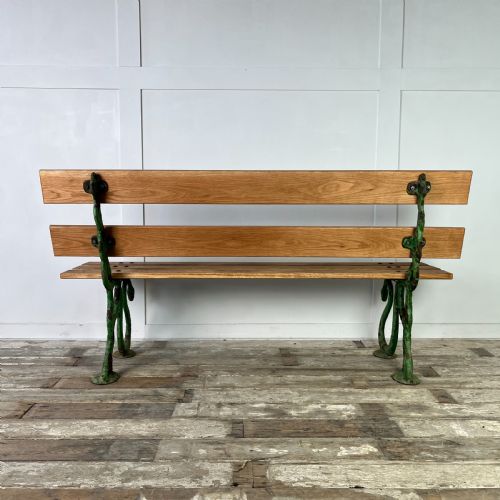 VICTORIAN SERPENT HEAD CAST IRON GARDEN BENCH - ADDITIONAL PHOTO 13