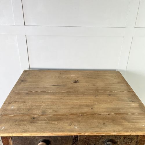VICTORIAN PINE KITCHEN SCULLERY TABLE - ADDITIONAL PHOTO 8