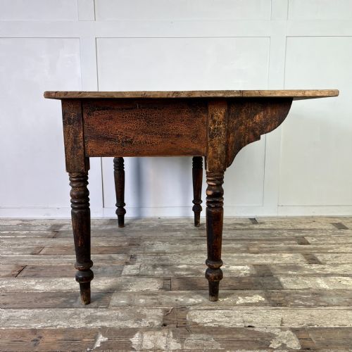 VICTORIAN PINE KITCHEN SCULLERY TABLE - ADDITIONAL PHOTO 10