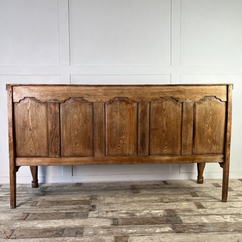 19TH C BLEACHED OAK HALL BENCH - ADDITIONAL PHOTO 10