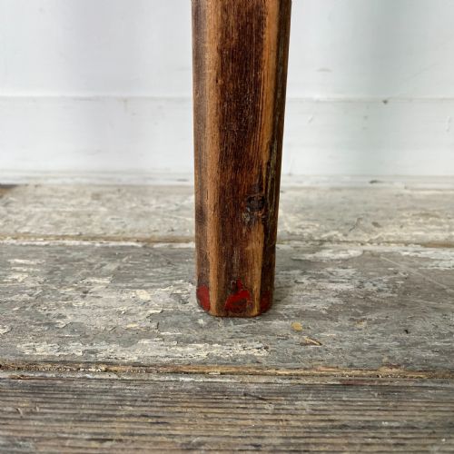 19TH C PINE CRICKET TABLE - ADDITIONAL PHOTO 5