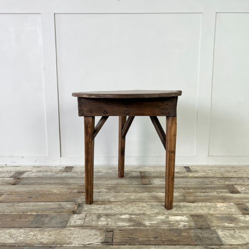 19TH C PINE CRICKET TABLE - ADDITIONAL PHOTO 6
