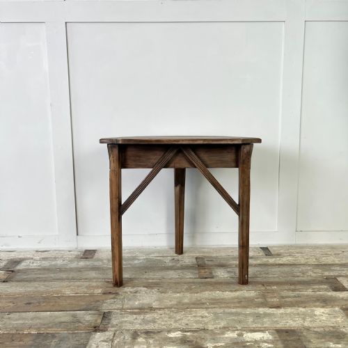 19TH C PINE CRICKET TABLE - ADDITIONAL PHOTO 8